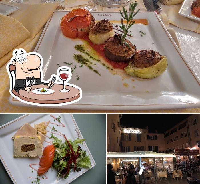 Еда в "La Ponche Hôtel Restaurant · Saint Tropez"
