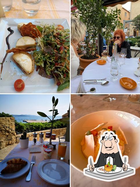 Еда в "La Ponche Hôtel Restaurant · Saint Tropez"