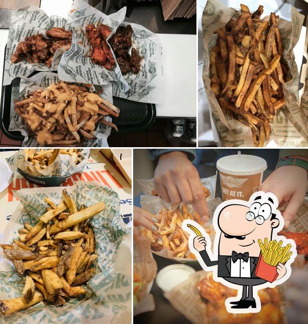 Taste French fries at Wingstop