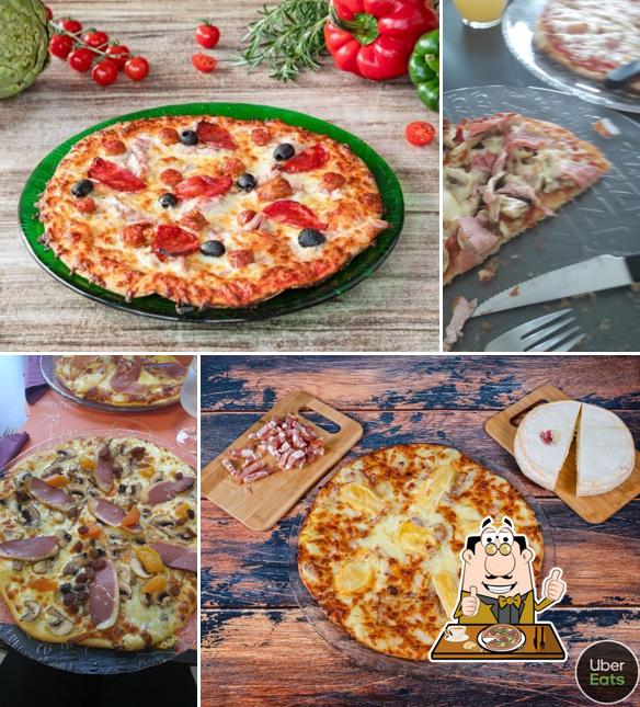 Prenez différents types de pizzas