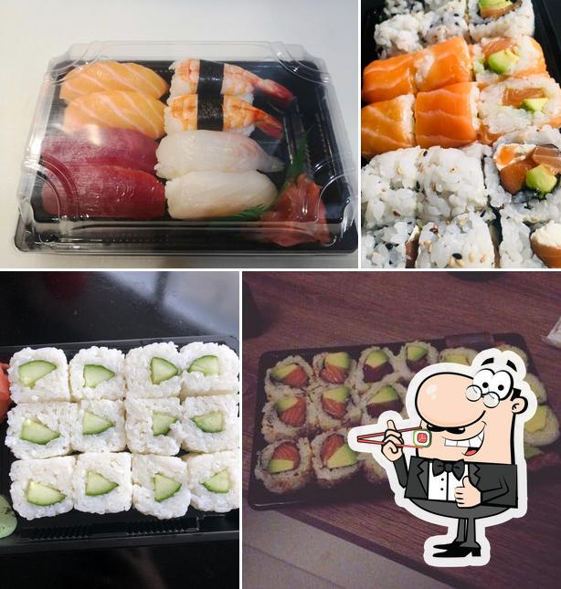 Les sushi sont offerts par Nagoya sushi