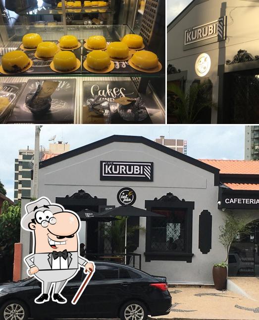 O exterior do Café Kurubi