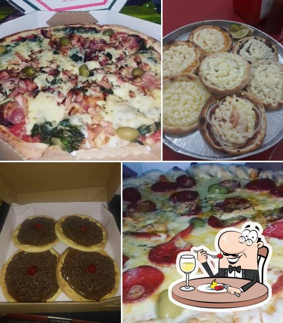 Comida em Mania da Pizza