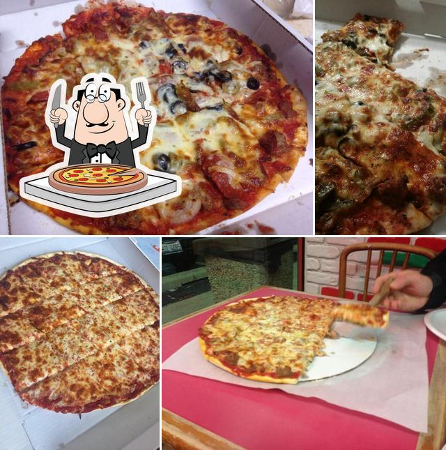 Try out pizza at Caruso's Pizza