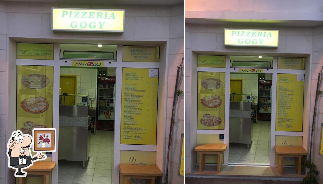 Gli interni di Pizzeria Gogy