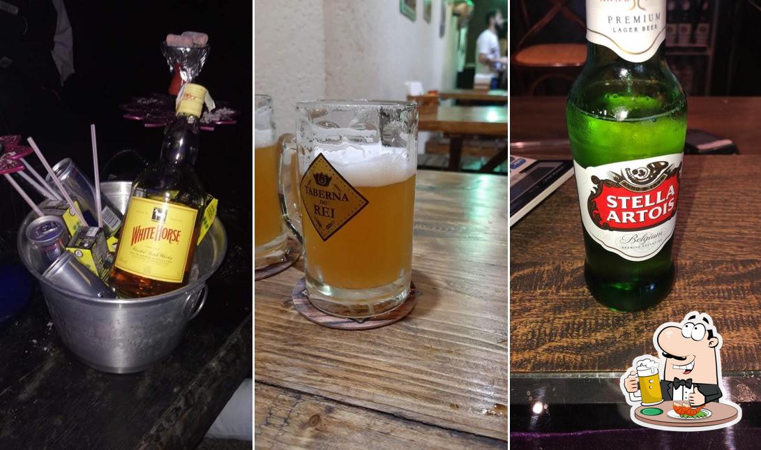 Você pode tomar uma tulipa de cerveja leve ou escura