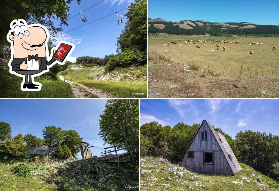 Schaut euch an, wie Rifugio "Amatucci" von außen aussieht