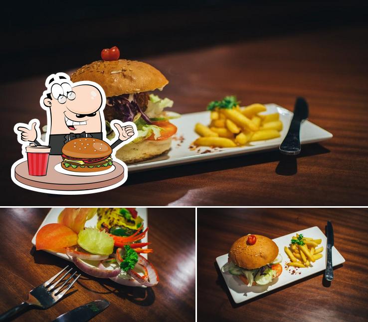 Try out a burger at The Veg Kitchen Vegetarian Restaurant