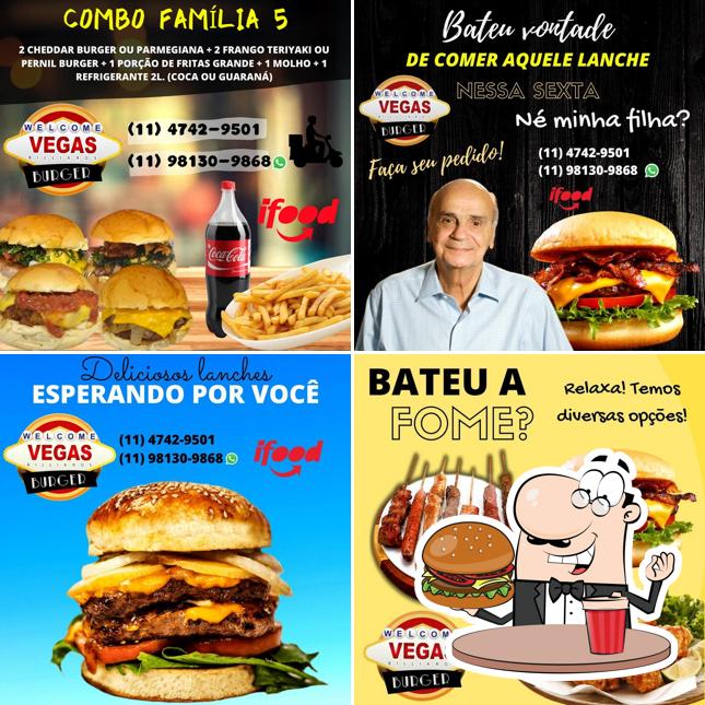 Consiga um hambúrguer no Vegas Billiards Burger Suzano