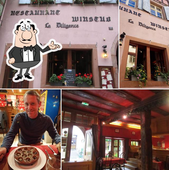 L'intérieur de Restaurant La Diligence Winstub Riquewihr