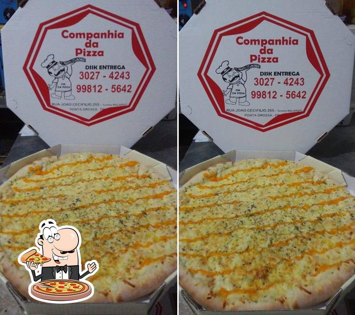 Consiga pizza no Companhia da pizza