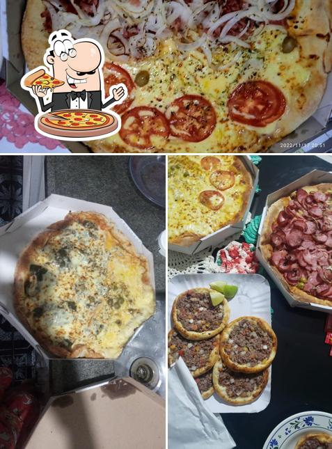 Experimente pizza no Diegos Pizzaria