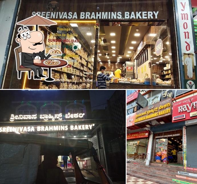 The exterior of Sreenivasa Brahmins Bakery
