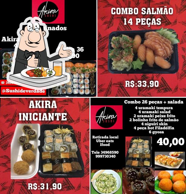 Comida em Akira Sushi