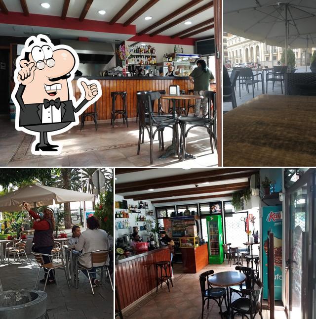 The interior of Bar Cafeteria Carybom