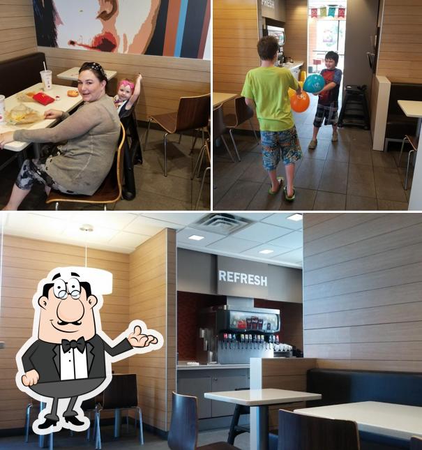 El interior de McDonald’s