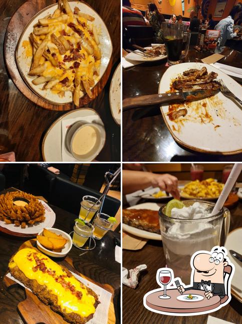 Comida em Restaurante Outback Steakhouse