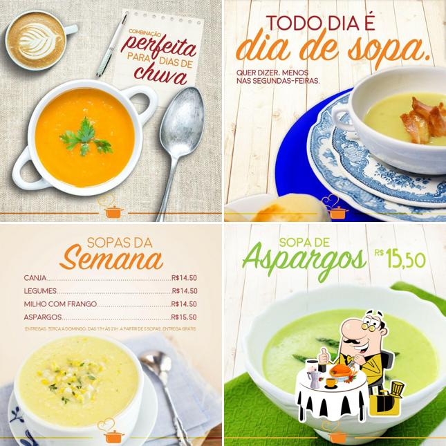 Comida em Sopa Quente