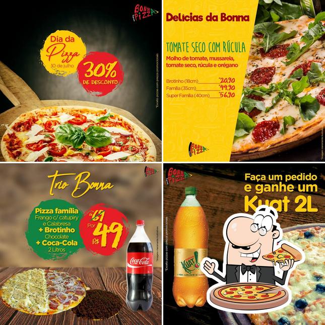 Experimente pizza no Bonna Pizza Express