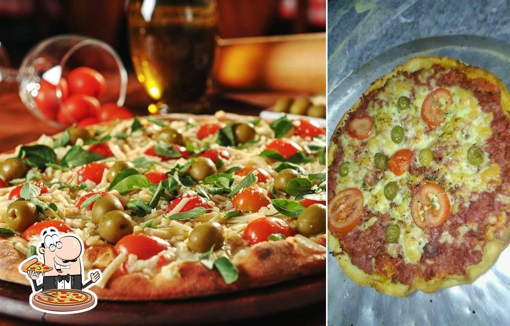 Peça pizza no Pizzaria & Lanchonete Capricho