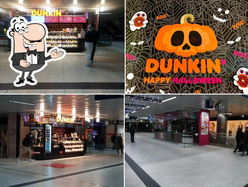 Look at the picture of Dunkin' Donuts