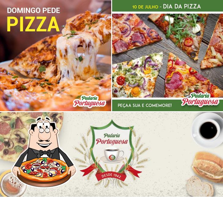 Peça pizza no Padaria Portuguesa