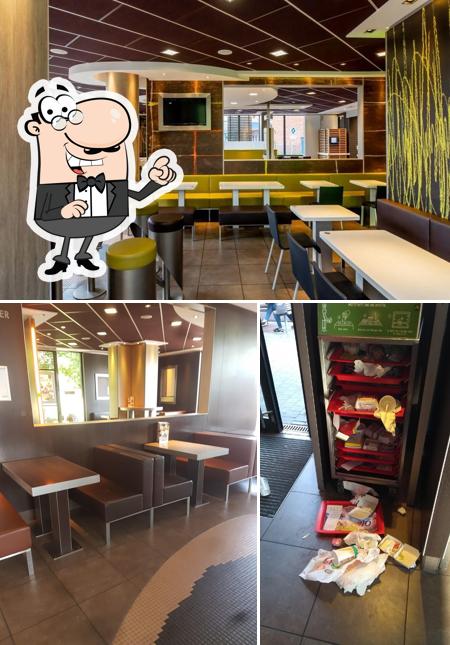 L'intérieur de McDonald's