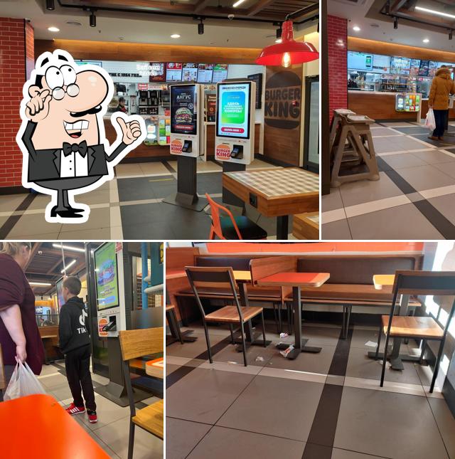 L'intérieur de Burger King