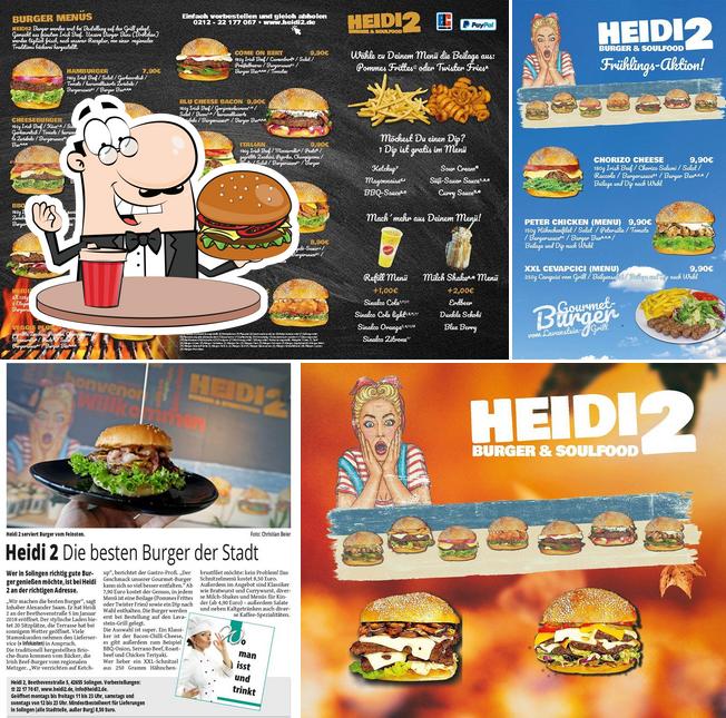 Les hamburgers de Heidi2 Burger & Soulfood will conviendront différents goûts