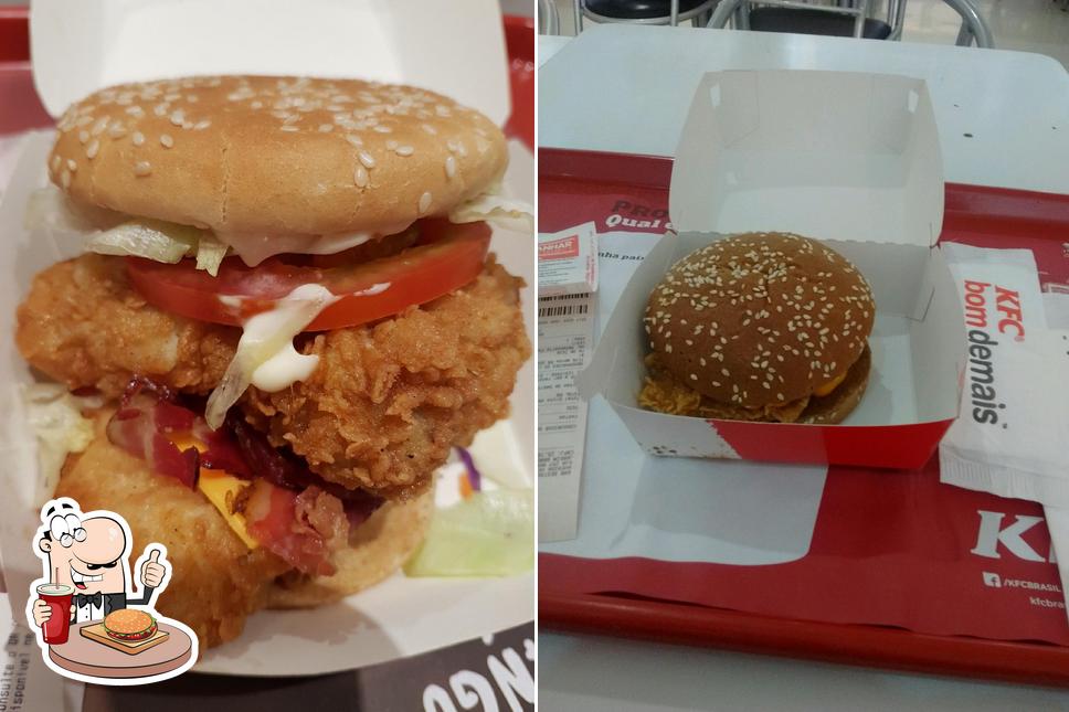 Consiga um hambúrguer no KFC - Mogi Shopping