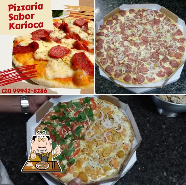 Consiga diversos tipos de pizza