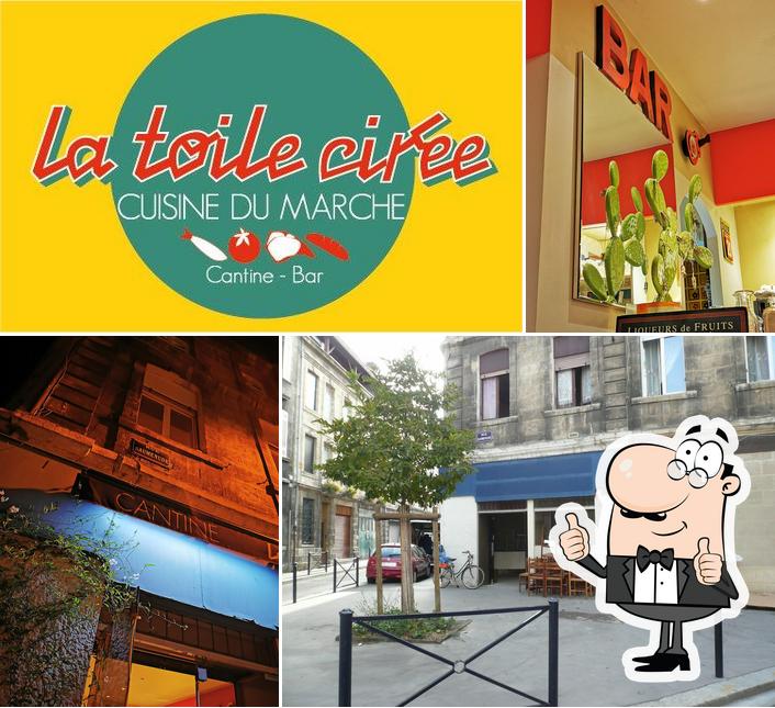 Взгляните на снимок паба и бара "La Toile Cirée"
