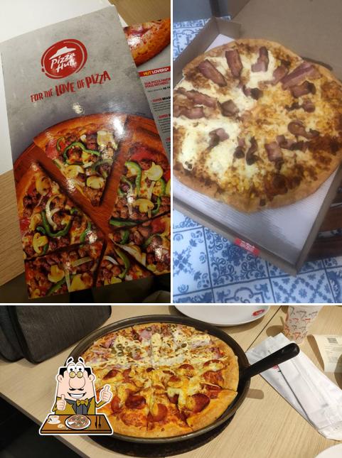 Escolha pizza no Pizza Hut Santa Felicidade