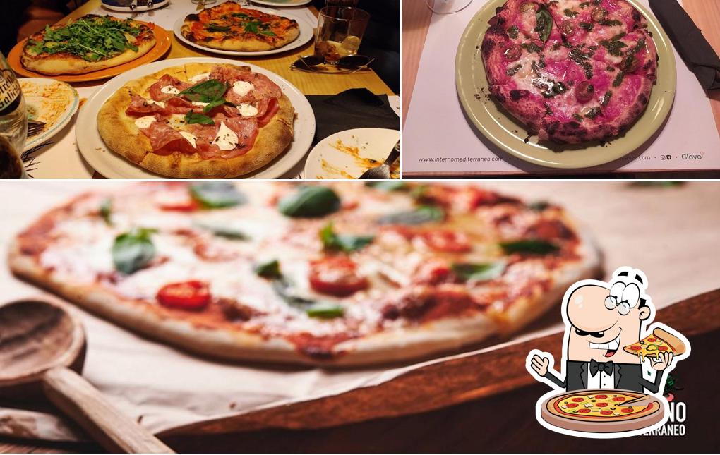 Попробуйте пиццу в "Interno Mediterraneo - Pizza Gourmet, Cocktail y Copas"