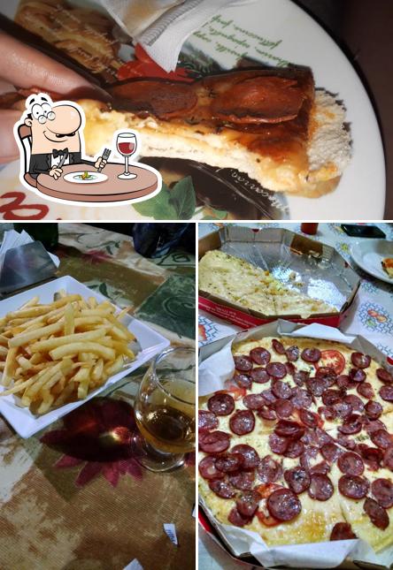 Platos en Kukas Pizzaria