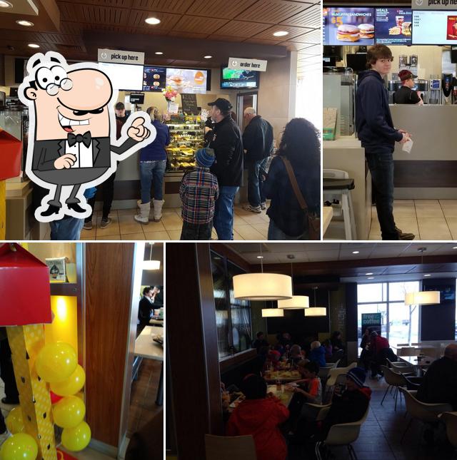 L'intérieur de McDonald's