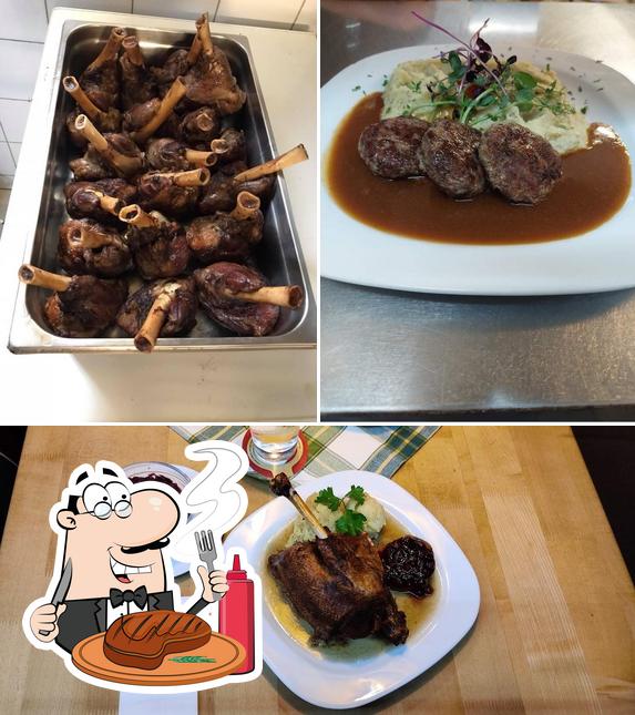 Elige una receta con carne en Gasthaus Juhasz