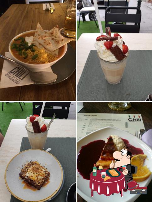 CHILI Bar&Food offers a selection of desserts
