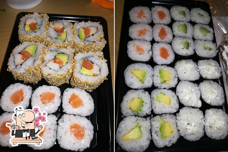 Prenez de nombreuses options de sushi