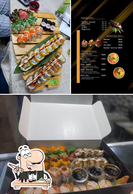 Prenez de nombreuses options de sushi