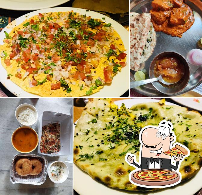 Try out pizza at Utsav Restaurant