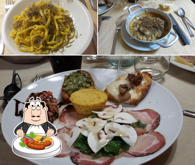 Cibo al Trattoria Dei Priori