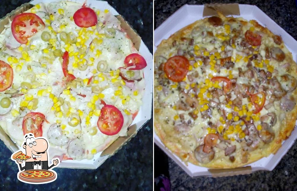 No Lanchonete Machado, você pode pedir pizza