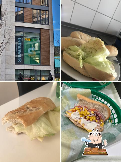 Sélectionnez un sandwich à Subway