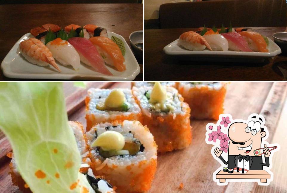 At Sushi Boy, you can try sushi