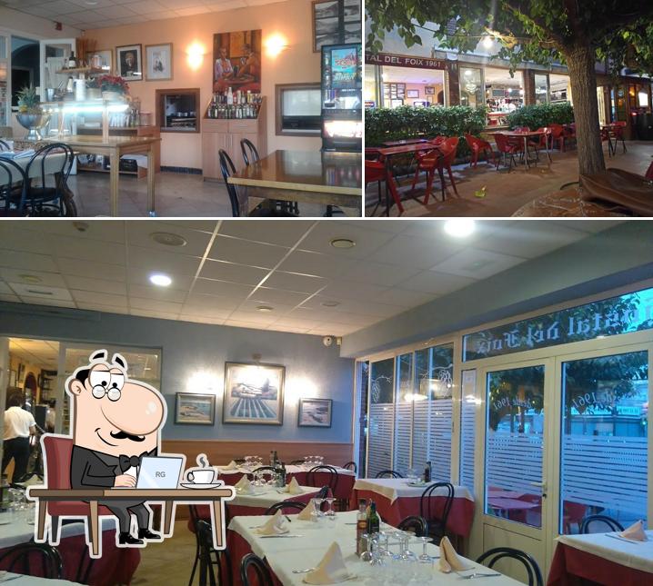 El interior de Hostal del Foix Restaurant