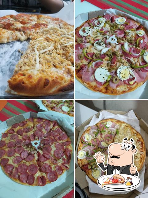 Escolha pizza no PIZZA KING