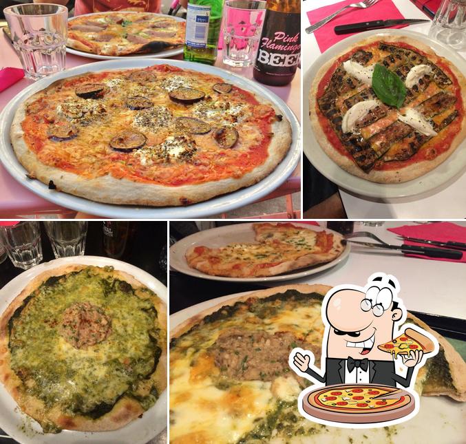 Try out pizza at Felicidade Canal Saint-Martin