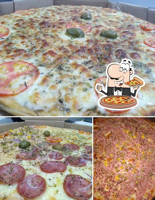 Escolha diversos estilos de pizza