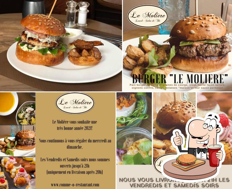 Les hamburgers de Le Molière will satisferont une grande variété de goûts